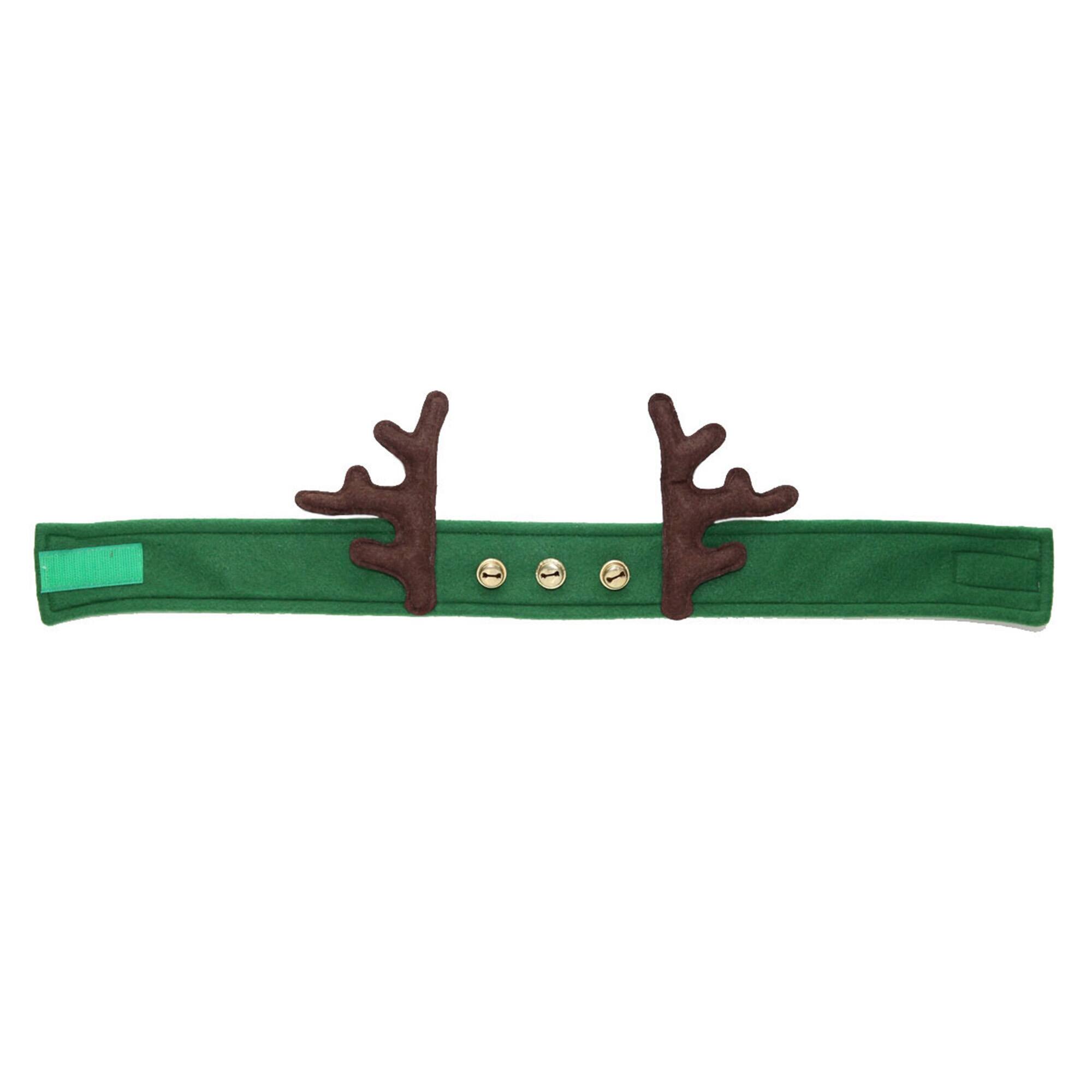 Green Reindeer Antler Adjustable Christmas Headband